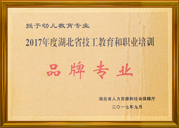 湖北省技工教育和职业培训 品牌专业
